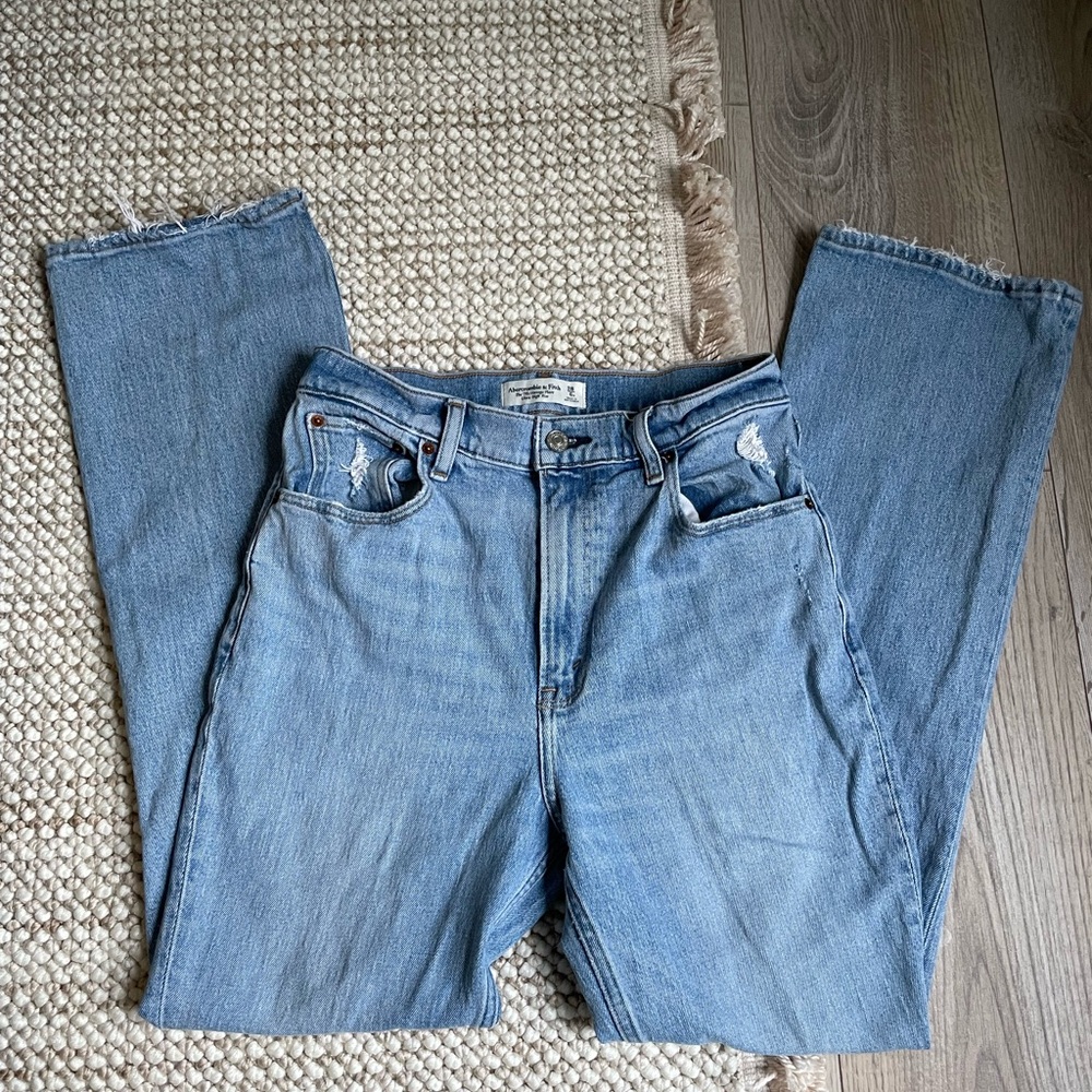 Abercrombie and Fitch The 70’s Vintage Flare Ultra High Rise